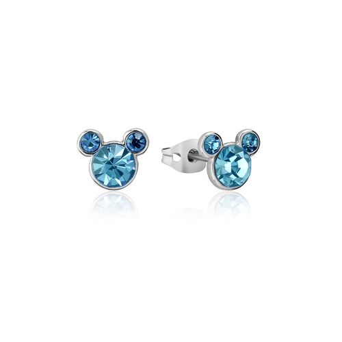 Couture Kingdom Disney Mickey Mouse Birthstone 12mm Stud Earrings March