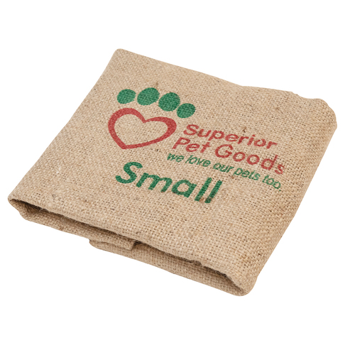 Superior Pet Goods Small Fitted Hessian Dog Bed Frame Cover 70 x 69cm