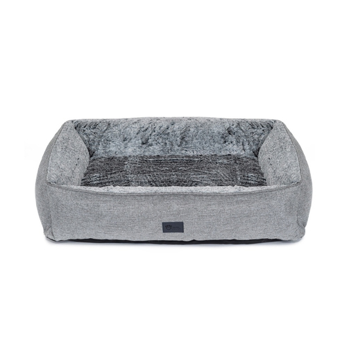 Superior Pet Goods Ortho Dog Lounger Artic Faux Fur Small Pet/Dog Bed