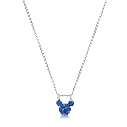 Couture Kingdom Disney Mickey Mouse Birthstone Necklace 40+7cm September