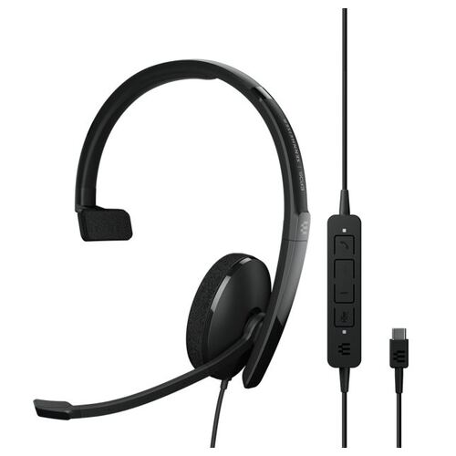 Sennheiser ADAPT 130 USB-C II On-Ear Single-Sided Headset - Black