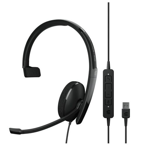Sennheiser ADAPT 130 USB-A II On-Ear Single-Sided Headset - Black