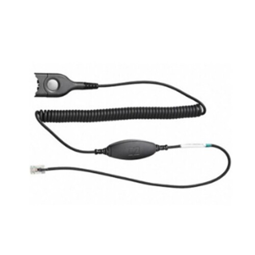 Sennheiser Bottom Cable Lead Cord for Avaya 1600/9600 Telephones - Black