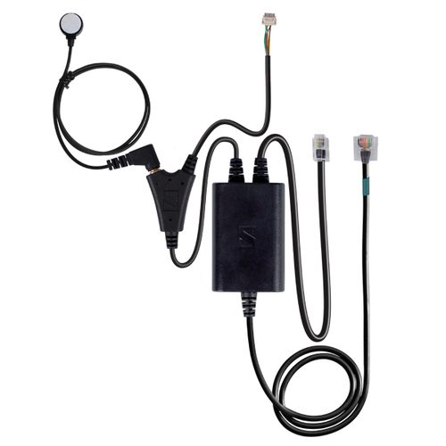 Sennheiser EHS Adapter Cable for NEC DT3/DT4/DT7/DT8 IP Phones - Black