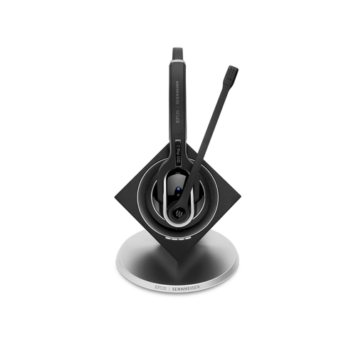 Sennheiser DW Pro 2 Wireless Headset w/ Base Station Stand - Black