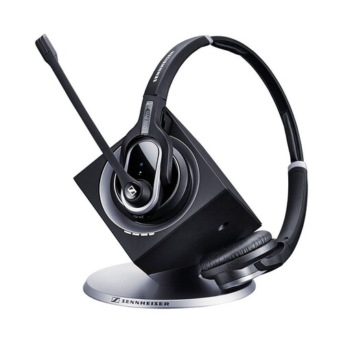 Sennheiser Wireless DW Pro 2 DECT Binaural Headset w/ Base Station