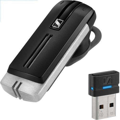 Sennheiser Bluetooth UC Headset w/ USB 800 Dongle for Smartphones - Black