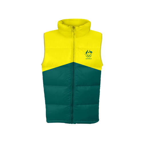 AOC Adults Supporter Padded Vest Green/Gold S