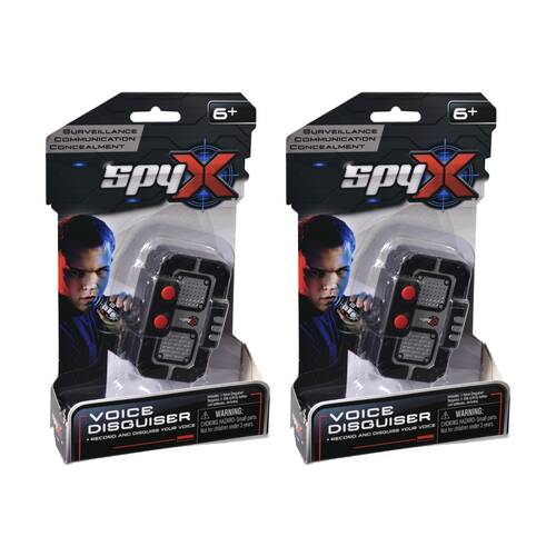 2PK SpyX Voice Disguiser Black Effects Kids/Children 6y+