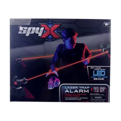 SpyX Lazer Trap Alarm Spy Toy Kids/Children Black 6y+