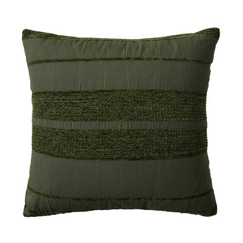 Bianca Avery Square  Cushion 43x43cm Throw Pillow Forest Green