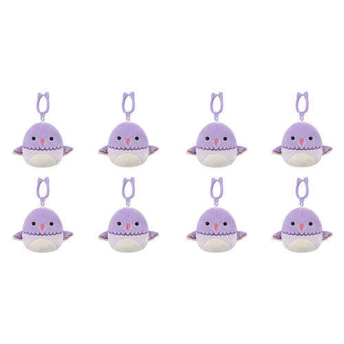 8PK Squishmallows 3.5in Clip Charmaine Hummingbird Stuffed Animal Plush Toy 3y+
