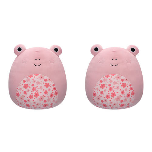 2PK Squishmallows 7.5in Kline Pink Frog Stuffed Animal Kids Plush Toy 3y+
