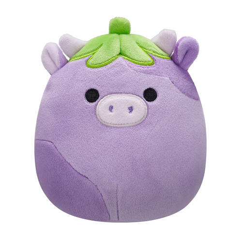 Squishmallows 7.5in Frederick Eggplant Cow Stuffed Animal Kids Plush Toy 3y+