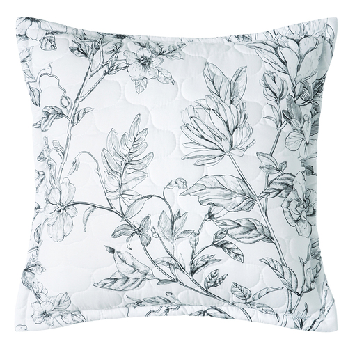 Bianca Gracie Square White Polyester Soft Comfort Decoratve Cushion 43cm