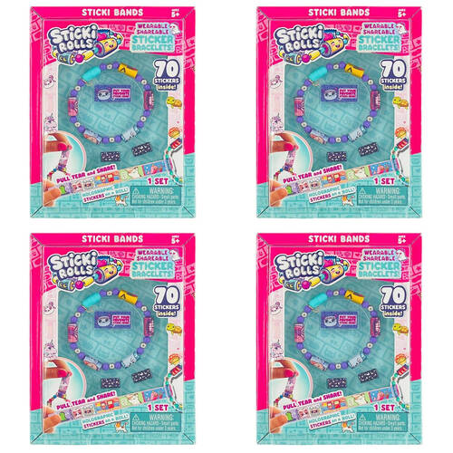 4PK Sticki Rolls Sticki Band Single Pack - Assorted 5y+