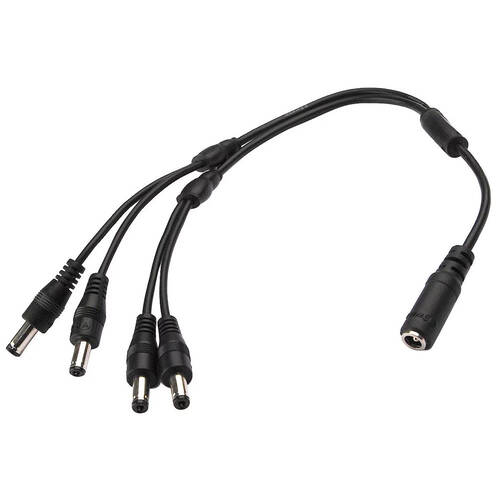 Swann CCTV 4Way Power Splitter Black Online KG Electronic