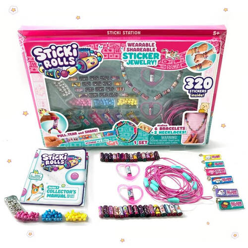 Sticki Rolls Wearable Shareable Sticker Jewelry Kids 5y+