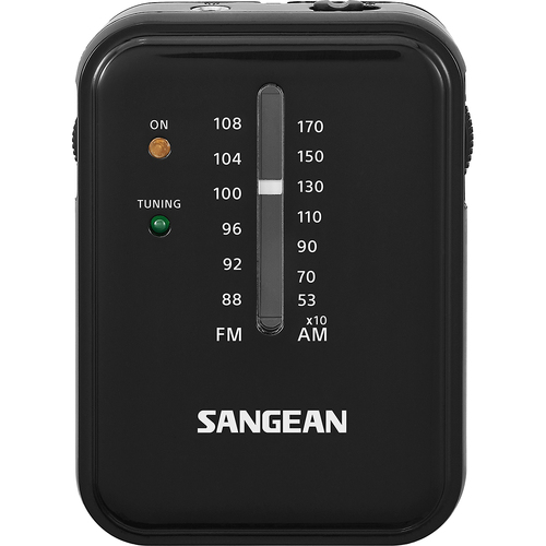 Sangean SR32 Compact Mini Portable AM/FM Radio - Black