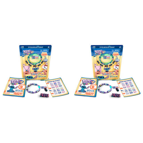 2PK Sticki Rolls Stitch Bracelet & Necklace Toy Set Kids 5y+