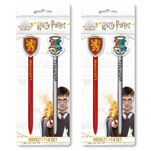 2PK x 2pc Wizarding World Harry Potter Stand Together Novelty stationery Pen Set