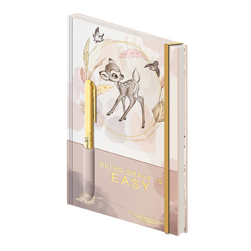2pc Disney Bambi Themed Brave Premium A5 Notebook With Pen