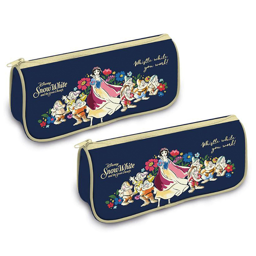 2PK Disney Snow White Whistle Themed School/Office stationery Pencil Shape Case