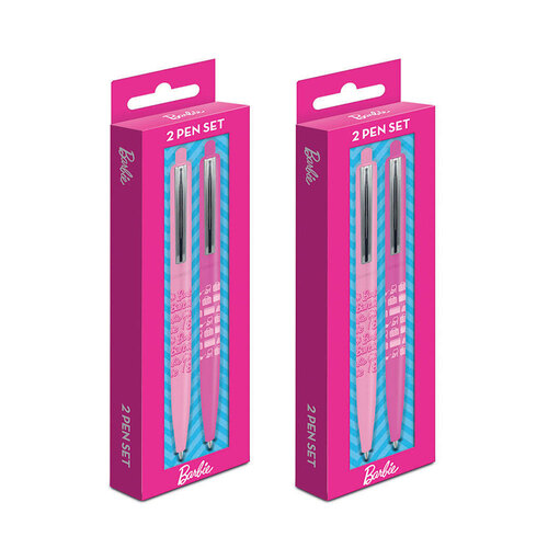 4pc Barbie Movie Barbie World Gel Pen Set (Pink & Silver)