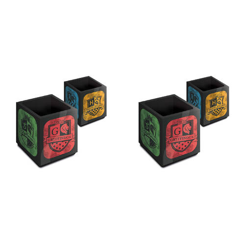 2PK Wizarding World Harry Potter Bold Crests Square Pen Pot