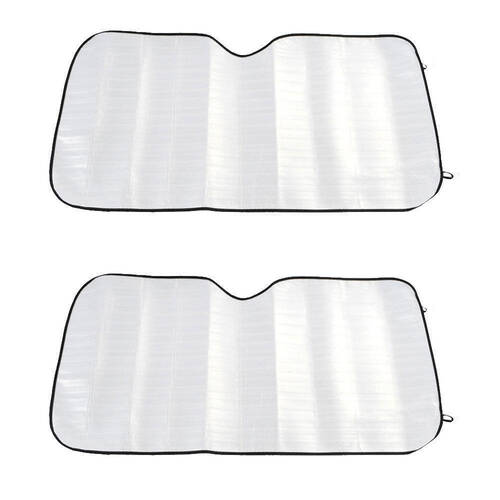 2pc Car Windscreen Sun Visor