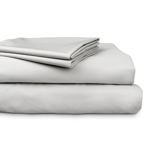 Ardor 300TC Cotton Single Bed Sheet Set Silver