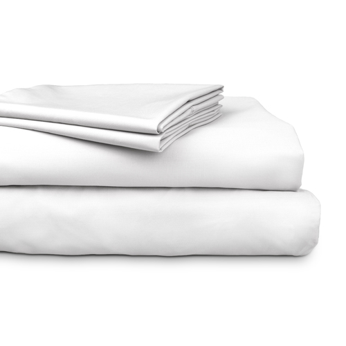 Ardor 300TC Cotton Double Bed Sheet Set White