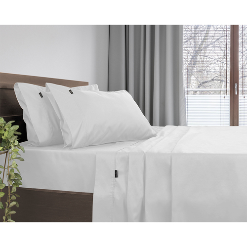 Ardor King Bed 1000TC Cotton Rich Sheet Set White