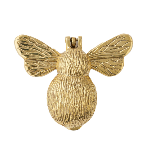 Pilbeam Living Bea Bee Shaped Decorative Door Knocker 13x11cm