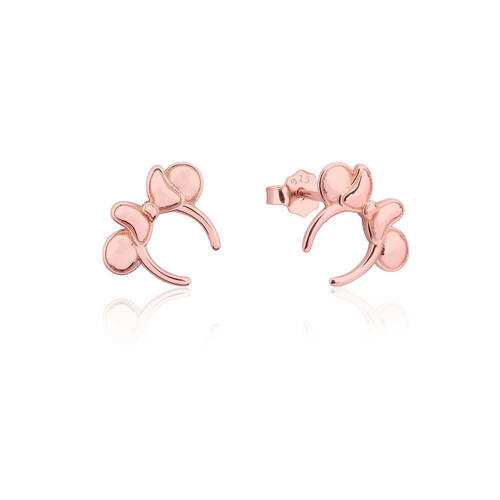 Couture Kingdom Disney Minnie Mouse Headband  Stud Earrings 10mm Rose Gold