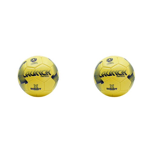 2PK Football Australia Summit Launch Soccer Ball Size 5 - Yellow