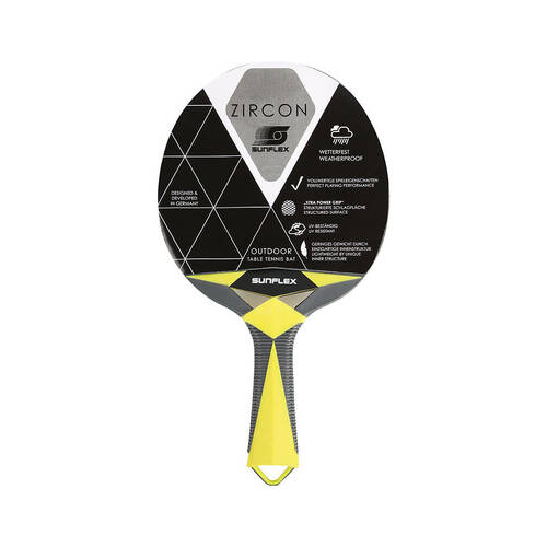 Sunflex Zircon Outdoor Model Table Tennis Bat/Paddle Weatherproof Extra Power