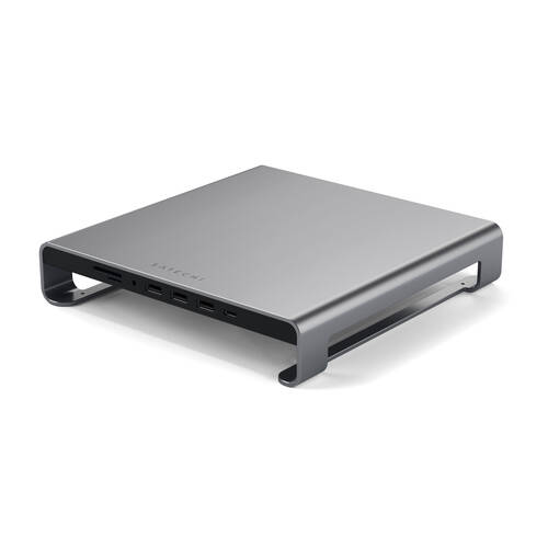 Satechi USB-C Aluminum Monitor Stand Hub for iMac