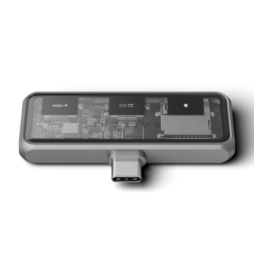 Satechi Mobile XR Hub w/ MicroSD Reader Type-C Docking Station - Space Grey