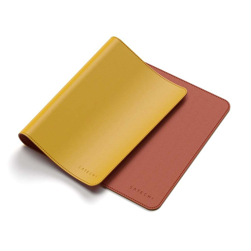 Satechi Dual Sided Eco-Leather Deskmate Yellow