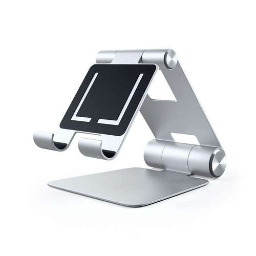 Satechi R1 Foldable Mobile Stand For LapTops & Tablets Silver