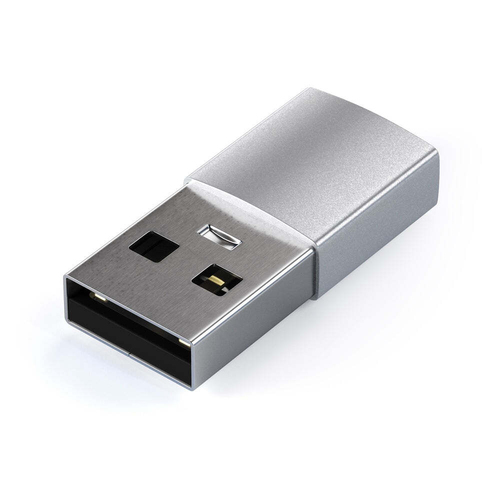 Satechi Aluminium USB-A Male to USB-C Female Adapter - Space Grey