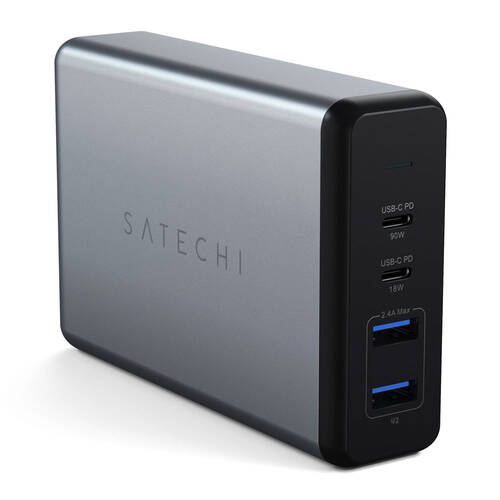 Satechi 108W Pro USB-C Multiport Desktop Charger - Space Grey