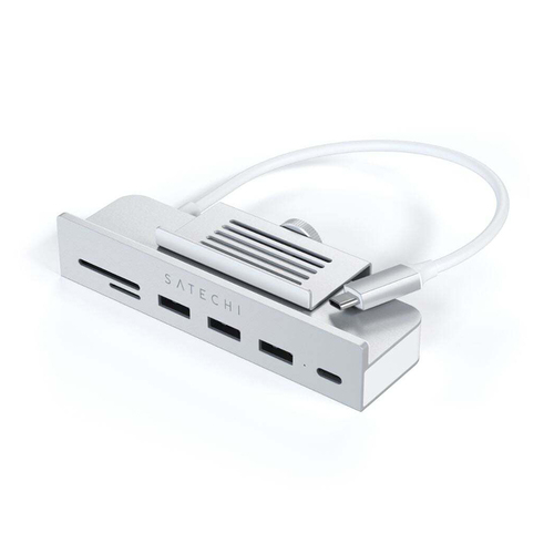 Satechi USB-C Clamp Hub For 24" iMac Silver
