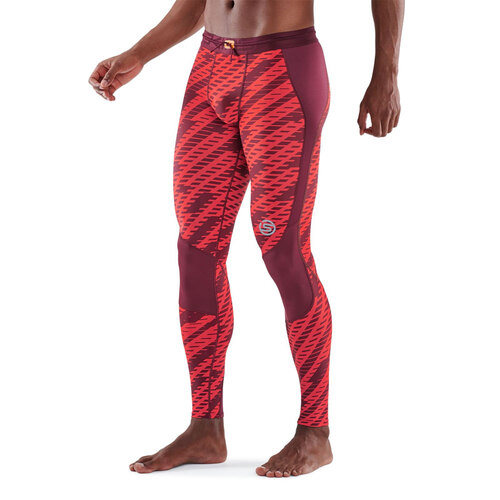 Skins Compression Series-3 Men's Long Tights Flame Geo M