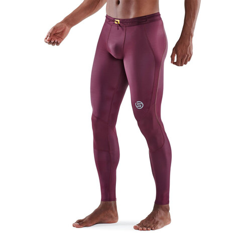 Skins Compression Series-3 Men's Long Tights Burgundy M