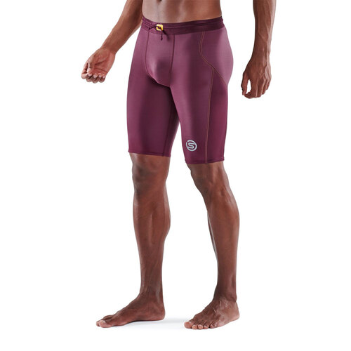 Skins Compression Series-3 Men's Half Tights Burgundy L