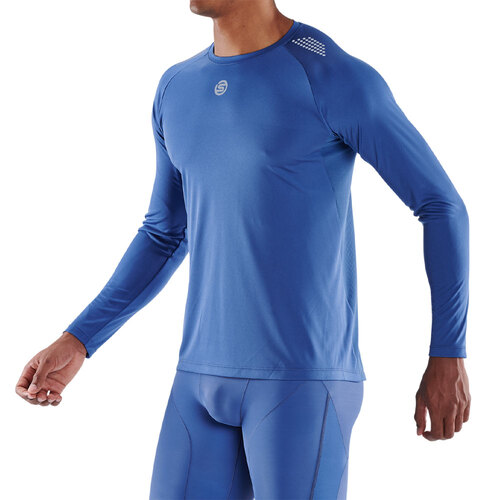 Skins Series-3 Men's Long Sleeve Top Blue XL