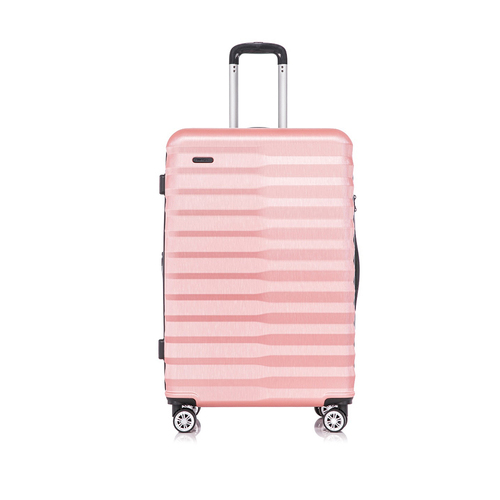 SwissTech Odyssey 114L/76cm Checked Luggage - Rose Gold