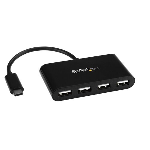 4-Port USB-C Hub - Mini Hub - USB-C to 4x USB-A - USB 2.0